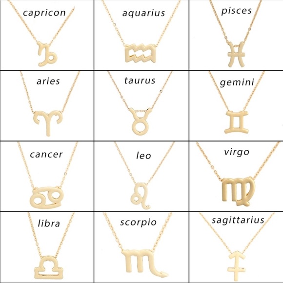 Dainty Astrology Zodiac Pendant Necklace - Picture 3 of 8